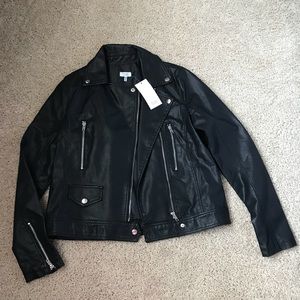 TOBI Leather Jacket (Size M)